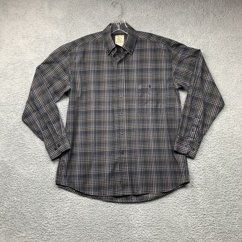 Gunnison Creek Outfitters Shirt Mens Medium Plaid Long Sleeve Button Down